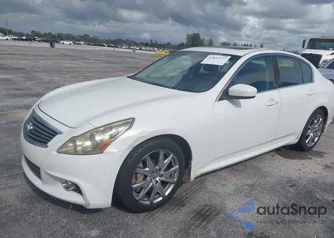2012 Infiniti G37 Journey z USA, uszkodzony, nr VIN JN1CV6AP4CM624185